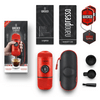 Wacaco Nanopresso hordozható kávéfőző őrölt kávéhoz, Láva vörös + kemény védőtok Wacaco Nanopresso hordozható kávéfőző őrölt kávéhoz, Láva vörös + kemény védőtok