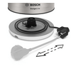 Bosch TWK4P440 DesignLine 1.7L Vízforraló - Rozsdamentes acél