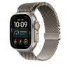 Apple 49 mm-es natúr titán milánói szíj – M (MK0D4ZM/A)