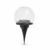 Leszúrható szolár üveggömb 10 cm 10 LED