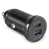 SBS USB-A/USB-C Autós töltő 25W, fekete (TECRPD25W) SBS USB-A/USB-C Autós töltő 25W, fekete (TECRPD25W)