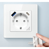 Avatto N-WOT10-USB-W USB és USB-C TUYA intelligens WiFi fali aljzat, fehér Avatto N-WOT10-USB-W USB és USB-C TUYA intelligens WiFi fali aljzat, fehér
