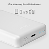 SBS - PowerBank 5000mAh 10W fehér