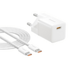 Baseus GaN5 Mini hálózati gyorstöltő 25W, fehér (P1011090921301)