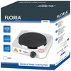 Floria ZLN2805 elektromos főzőlap, 15 cm, 1000 W, fehér