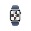 Apple Watch SE (2024) GPS + Cellular – 40 mm-es ezüst alumíniumtok, denimszínű sportszíj - S/M (MXGF3QH/A) Apple Watch SE (2024) GPS + Cellular – 40 mm-es ezüst alumíniumtok, denimszínű sportszíj - S/M (MXGF3QH/A)