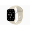 Apple Watch Series 12 GPS+Cellular, 42 mm gyöngyházfehér kerámiatok, homokszín sportszíj, S/M (MJGW4MP/A)