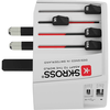 SKROSS MUV utazó adapter USB töltő AésC