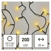 Emos LED fényfüzér, cseresznye, 20m, melegfehér (D5AW03)