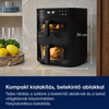 Electrolux EAFD11B 800 Dual Airfryer, fekete Electrolux EAFD11B 800 Dual Airfryer, fekete