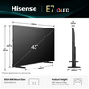 Hisense 43E7Q 43" 4K UHD QLED Smart TV Hisense 43E7Q 43" 4K UHD QLED Smart TV