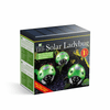 Szolár katicabogár zöld 6 LED