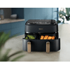 Series3000DualBasket Airfryer,szürke/réz