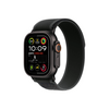 Apple Watch Ultra 2 GPS + Cellular, 49 mm-es fekete titántok, fekete terep pánt, S/M (MX4U3CM/A)
