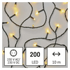 Emos LED fényfüzér, melegfehér, 10m (D4GW03)