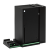 FroggieX FC-XS-C1-B Xbox Series X Konzol hűtőállomás + töltőállomás + lemeztartó FroggieX FC-XS-C1-B Xbox Series X Konzol hűtőállomás + töltőállomás + lemeztartó