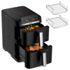 Tefal EY7568E0 Easy Fry Crispy Stack Airfryer, fekete Tefal EY7568E0 Easy Fry Crispy Stack Airfryer, fekete