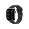 Apple Watch Series 11 GPS + Cellular, 42 mm-es palaszürke titántok, éjfekete sportszíj, M/L (MF8T4MP/A)