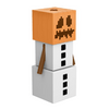 Minecraft Összeépíthető figura - Hógólem Minecraft Összeépíthető figura - Hógólem