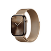 Apple Watch Series 10 GPS + Cellular, 46 mm-es arany titántok, arany milánói szíj, M/L (v)