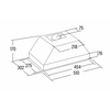 CATA Páraelszívó G-45 WH/L fehér LED