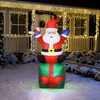 Family 58067F Felfújható Mikulás - 180 cm - IP44 - 6 fehér LED Family 58067F Felfújható Mikulás - 180 cm - IP44 - 6 fehér LED
