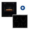 Electrolux LOF4P06BK Beépíthető sütő + Electrolux EHF6240XXK Beépíthető kerámia főzőlap Electrolux LOF4P06BK Beépíthető sütő + Electrolux EHF6240XXK Beépíthető kerámia főzőlap