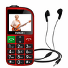 Evolveo EasyPhone FL nyomógombos mobiltelefon, piros (SGM EP-801-FLR) Evolveo EasyPhone FL nyomógombos mobiltelefon, piros (SGM EP-801-FLR)