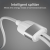 SBS Elosztókábel 3xUSB-C 60W 1,5m fehér