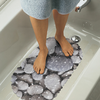 Fürdőszobai csúszásgátló szürke kőmintás