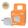 Club 3D CAC-3032 USB-C - USB-C Kábel, mágneses, 2m