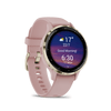 Venu 3S rose, cream gold, silicone band