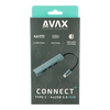 Avax HB601 USB hub, Type C- 4xUSB 3.0 Avax HB601 USB hub, Type C- 4xUSB 3.0