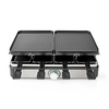 Nedis FCRA300FBK8 Gourmet/raclette grill, 8 személyes Nedis FCRA300FBK8 Gourmet/raclette grill, 8 személyes