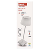 KATIE LED asztali lámpa fehér 250lm dimm