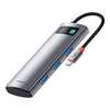 Baseus Metal Gleam 7-Port USB Type-C HUB dokkoló állomás