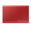 Samsung T7 külső SSD,500 GB,USB3.2,Piros