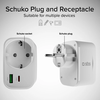 SBS Schuko 30W Többaljzatos töltő, fehér (TETRPLUG1USB1CPD20) SBS Schuko 30W Többaljzatos töltő, fehér (TETRPLUG1USB1CPD20)