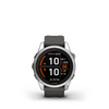 Garmin Fenix 7S Pro Solar Okosóra, ezüst, grafitszürke szilikon szíj (010-02776-01) Garmin Fenix 7S Pro Solar Okosóra, ezüst, grafitszürke szilikon szíj (010-02776-01)