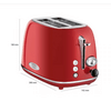 ProfiCook PC-TA 1193 Vintage kenyérpirító, piros ProfiCook PC-TA 1193 Vintage kenyérpirító, piros