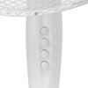 Állványos ventilátor, fehér, 40 cm, 45 W