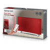 Sencor SCF 4742RD Elektromos üveg fűtőpanel, piros Sencor SCF 4742RD Elektromos üveg fűtőpanel, piros
