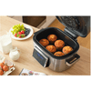 Airfryer, 1660W, 6L, fekete/ezüst