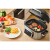 Airfryer, 1660W, 6L, fekete/ezüst