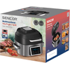 Airfryer, 1660W, 6L, fekete/ezüst