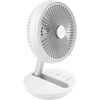Akkus ventilátor 18cm fehér