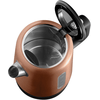 Vízforraló, 2200W, 1.7L, fekete/réz