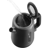 Vízforraló, 2200W, 1.7L, fekete