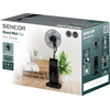 Vízpermetes állóventilátor, 90W, fekete