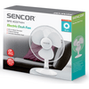 Sencor SFE 4037WH-EUE3 Asztali ventilátor, fehér Sencor SFE 4037WH-EUE3 Asztali ventilátor, fehér